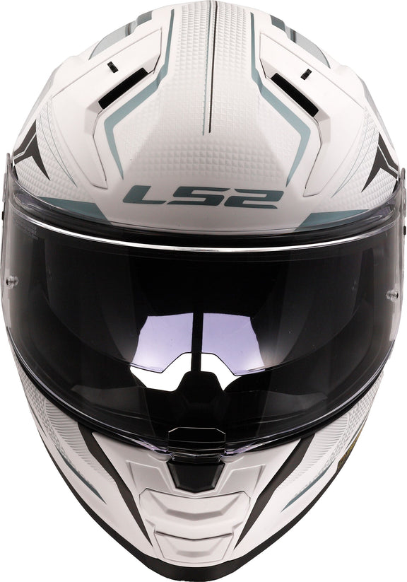 LS2 FF811 Vector II Alizer Wit/Zilver Mat Integraalhelm ECE 22.06 – foto 3