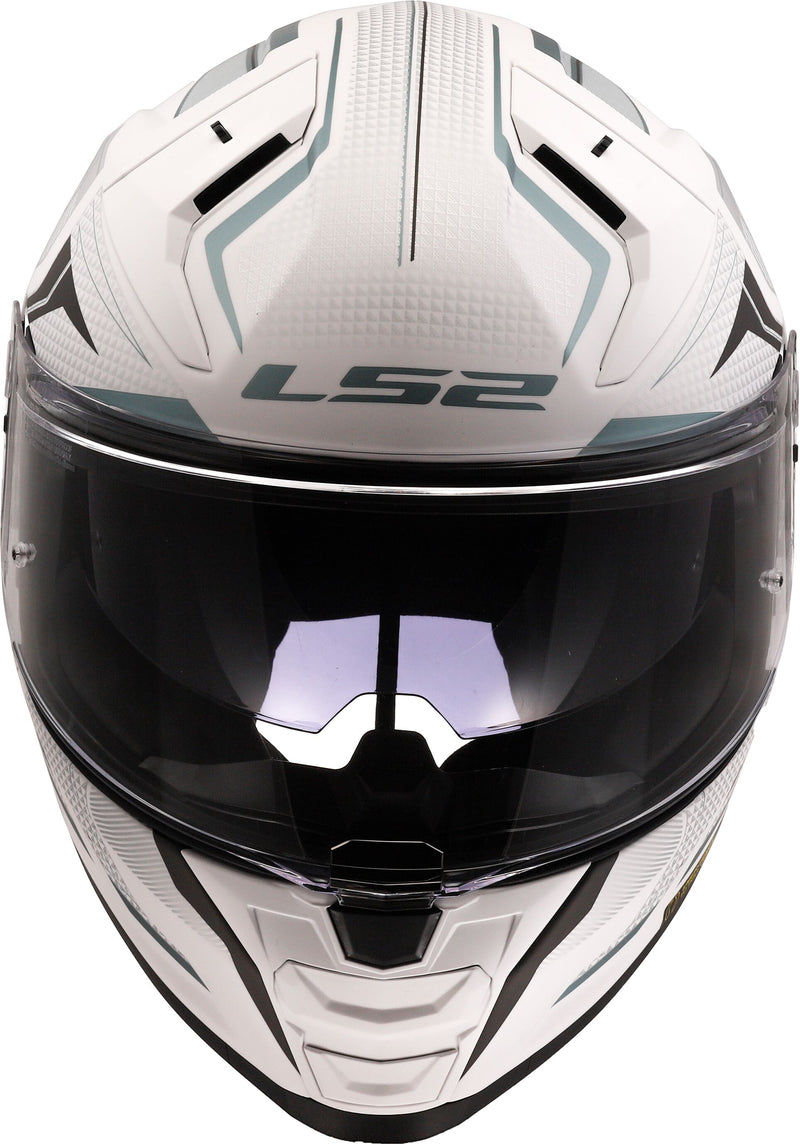 LS2 FF811 Vector II Alizer Wit/Zilver Mat Integraalhelm ECE 22.06 – foto 3