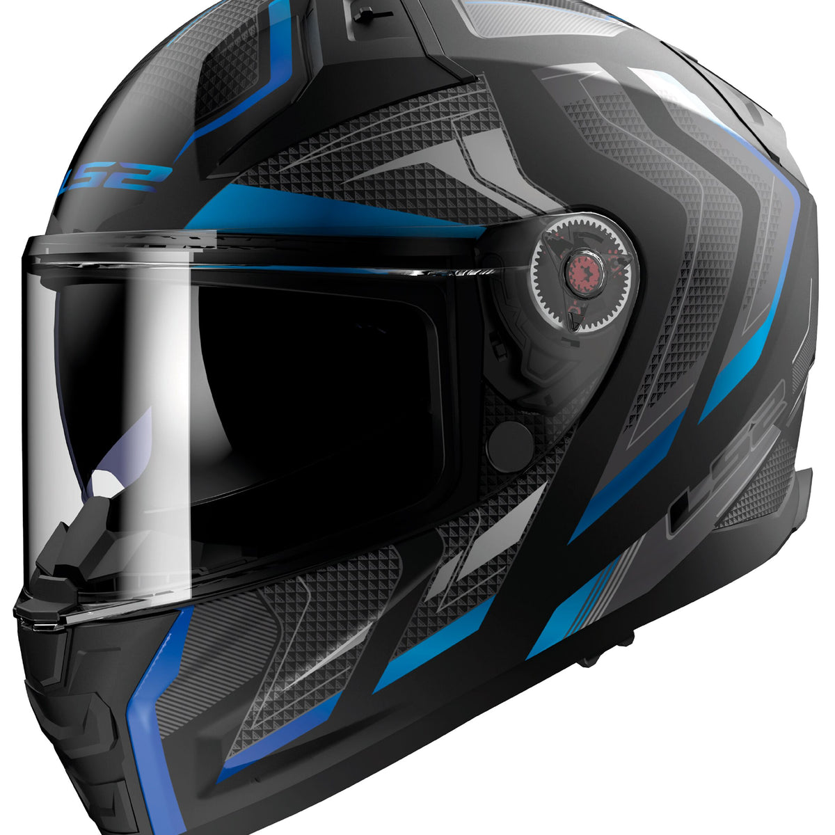 LS2 FF811 Vector II Alizer Zwart/Blauw Mat Integraalhelm ECE 22.06
