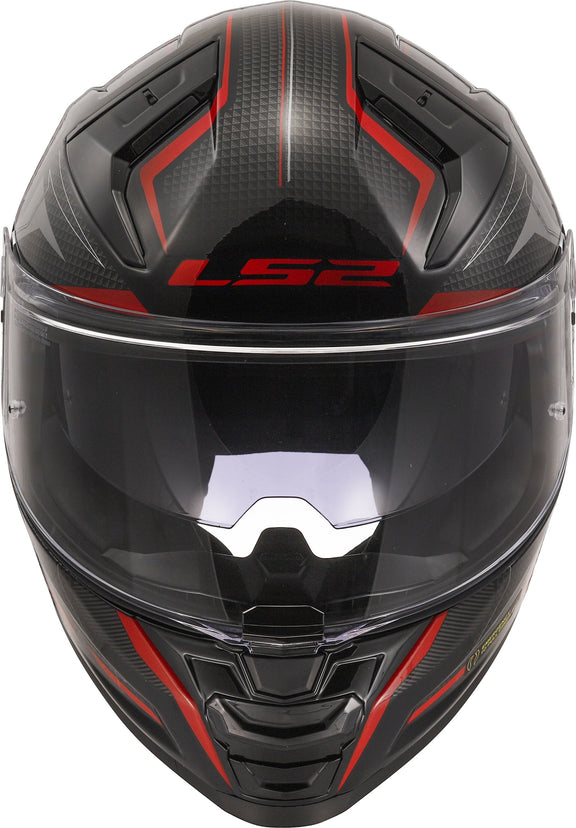 LS2 FF811 Vector II Alizer Zwart/Rood Integraalhelm ECE 22.06
