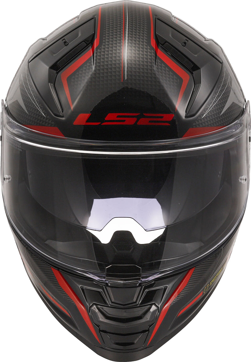 LS2 FF811 Vector II Alizer Zwart/Rood Integraalhelm ECE 22.06