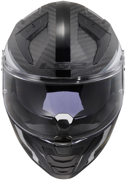 LS2 FF811 Vector II Carbon Grid Zwart/Grijs Mat Integraalhelm ECE 22.06 – foto 2