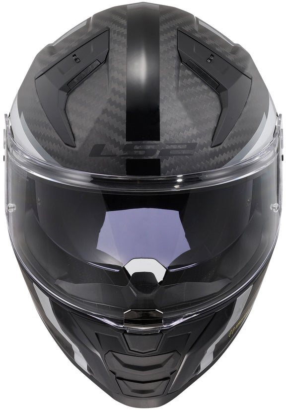 LS2 FF811 Vector II Carbon Grid Zwart/Grijs Mat Integraalhelm ECE 22.06 – foto 2