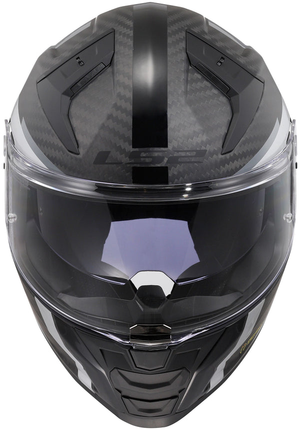 LS2 FF811 Vector II Carbon Grid Zwart/Grijs Mat Integraalhelm ECE 22.06