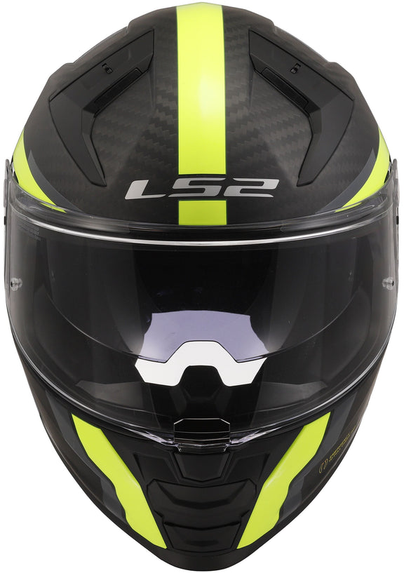 LS2 FF811 Vector II Carbon Grid Zwart/Neongeel Mat Integraalhelm ECE 22.06 – foto 2