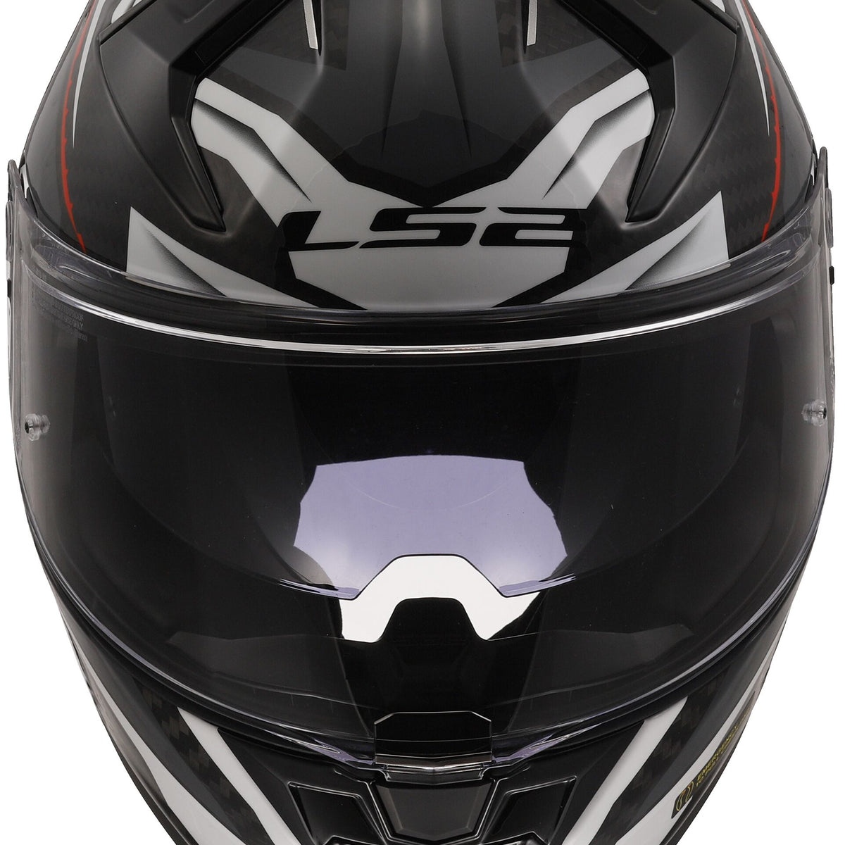 LS2 FF811 Vector II Carbon Savage Grijs/Wit/Rood Integraalhelm ECE 22.06 – foto 3