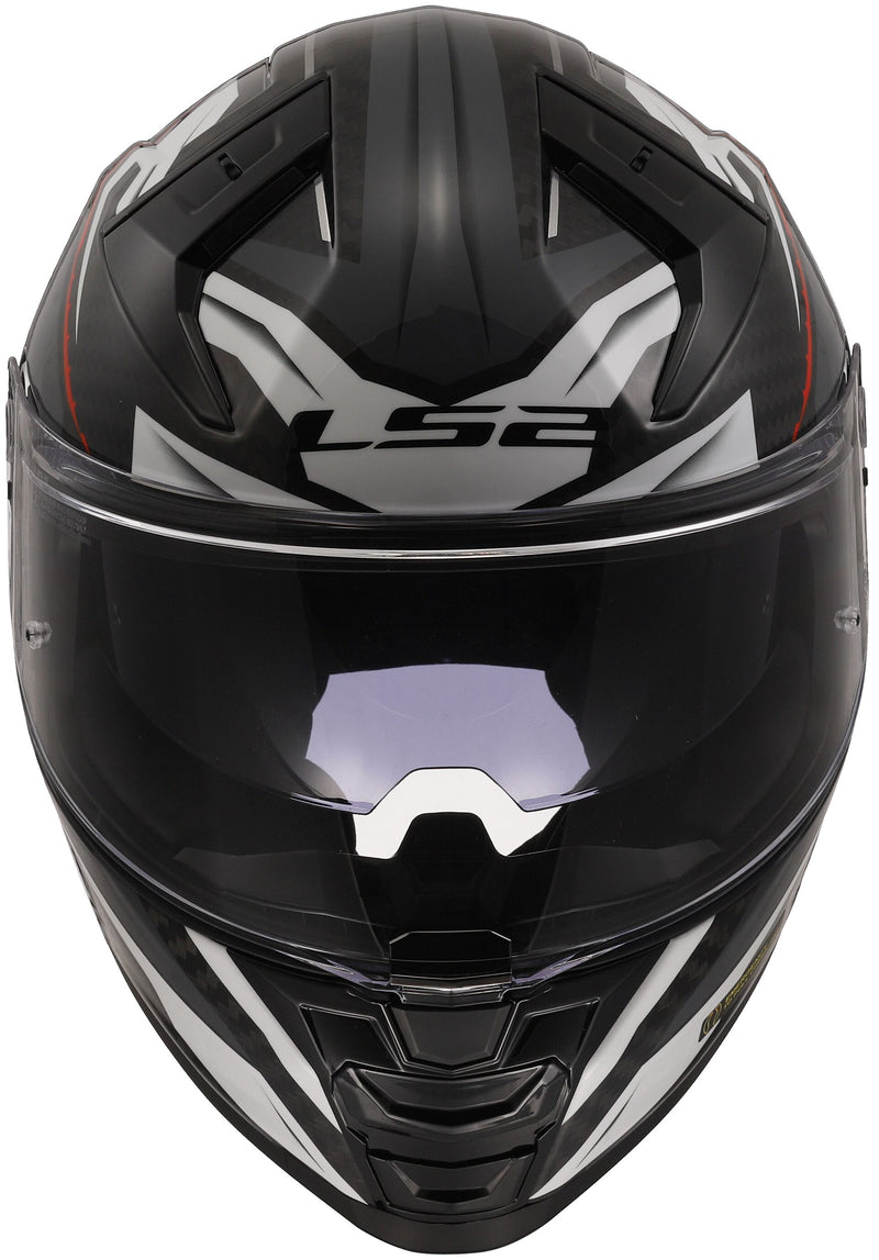 LS2 FF811 Vector II Carbon Savage Grijs/Wit/Rood Integraalhelm ECE 22.06 – foto 3