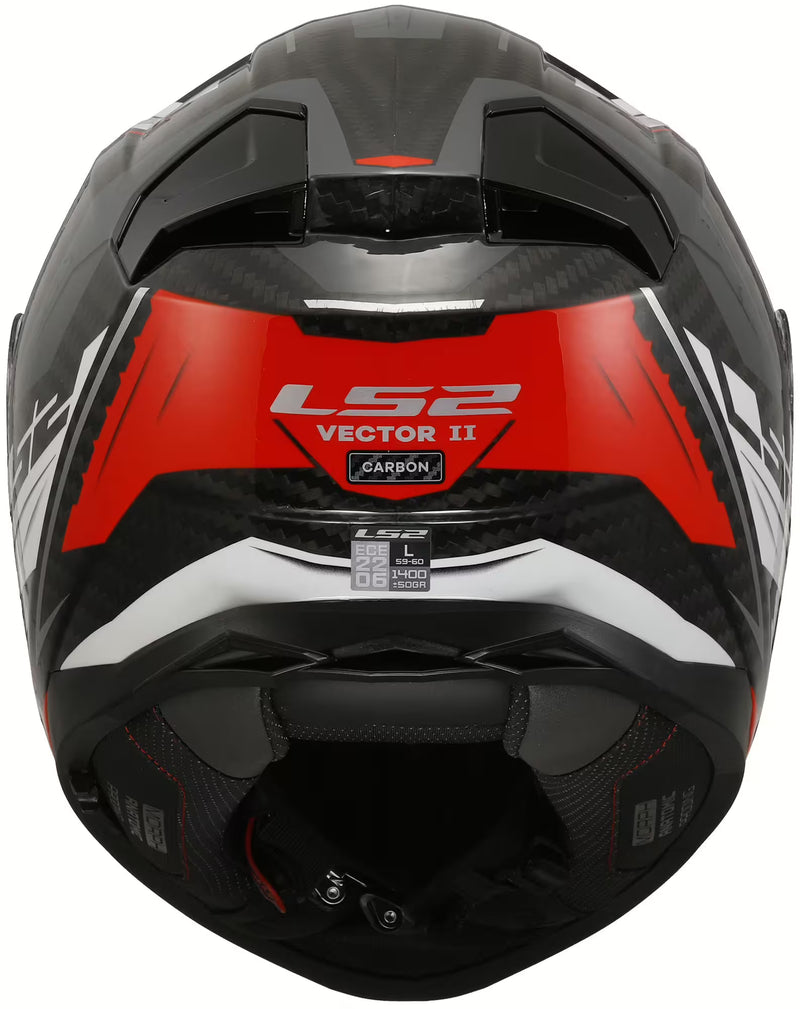 LS2 FF811 Vector II Carbon Savage Red