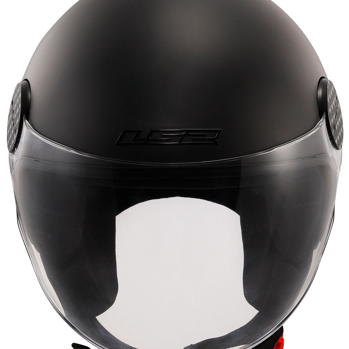 LS2 OF558 Sphere Lux II Solid Zwart Mat Jethelm ECE 22.06 – foto 2