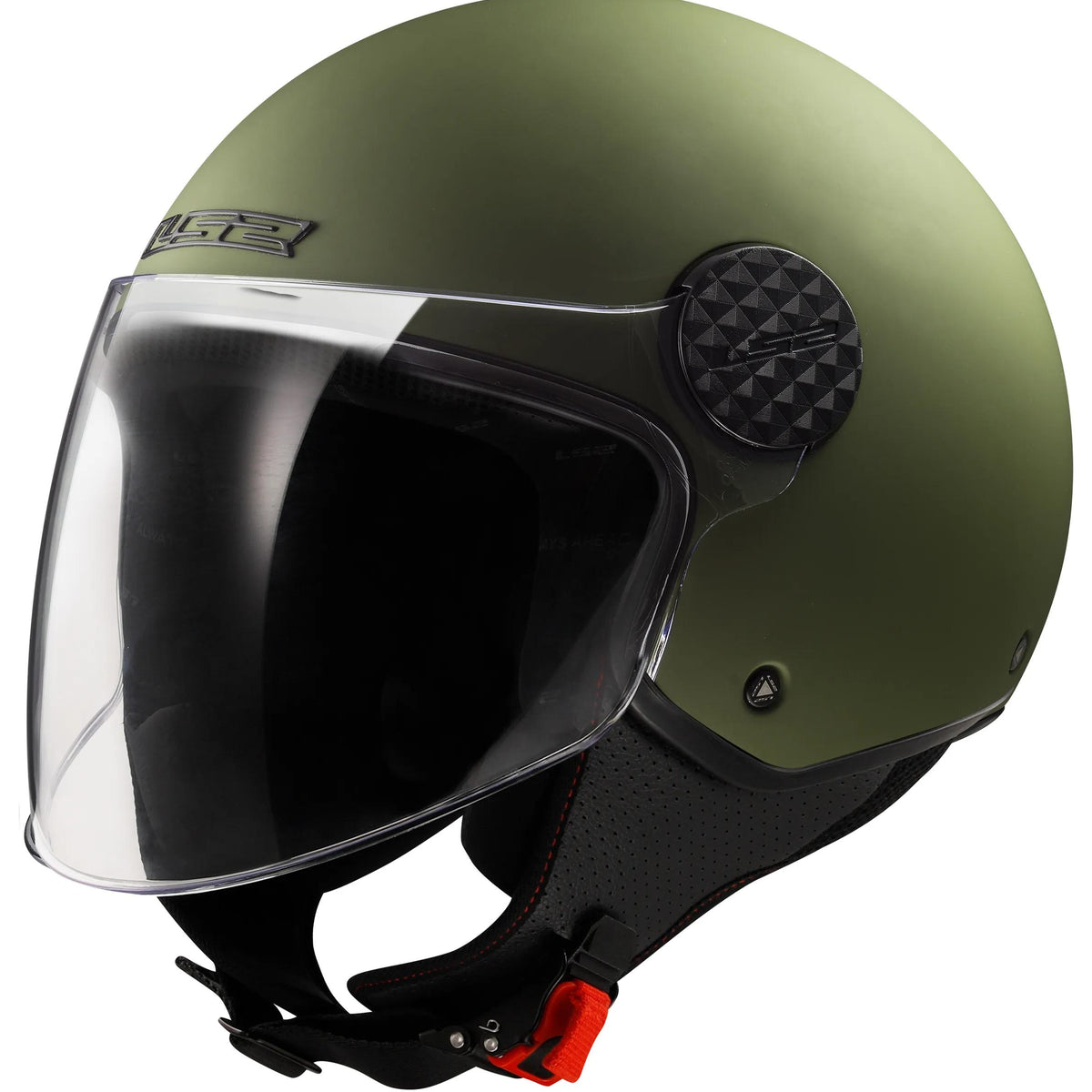 LS2 OF558 Sphere Lux II Solid Groen Jethelm ECE 22.06
