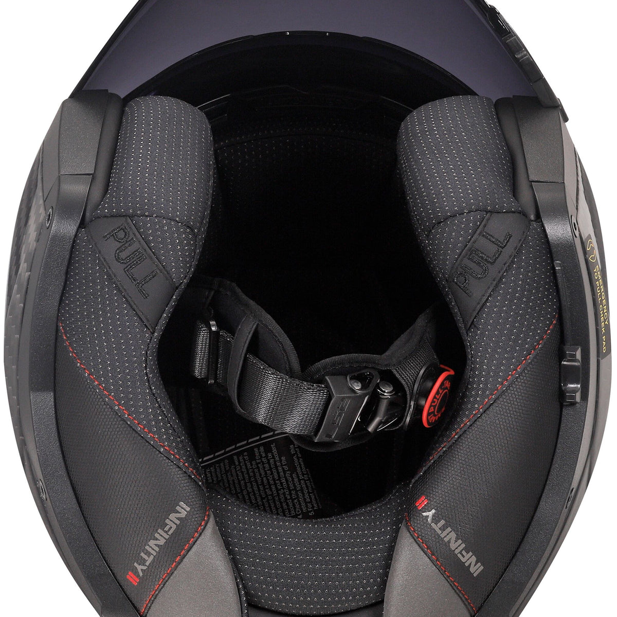 LS2 OF603 Infinity II Carbon Solid Mat Carbon Jethelm ECE 22.06 – foto 5
