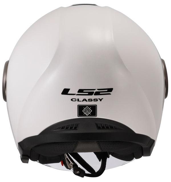 LS2 OF620 Classy Solid Weiß Jethelm ECE 22.06