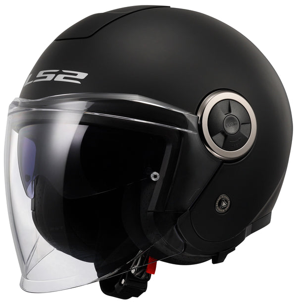 LS2 OF620 Classy Solid Schwarz Matt Jethelm ECE 22.06