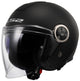 LS2 OF620 Classy Solid Zwart Mat Jethelm ECE 22.06