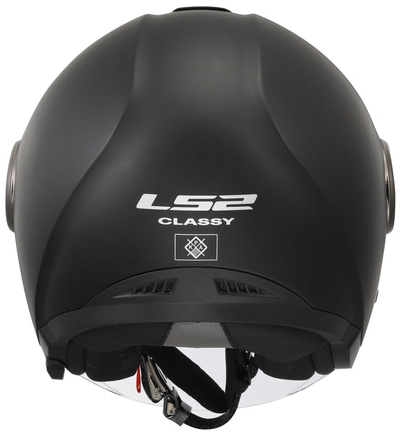 LS2 OF620 Classy Solid Zwart Mat Jethelm ECE 22.06 – foto 3
