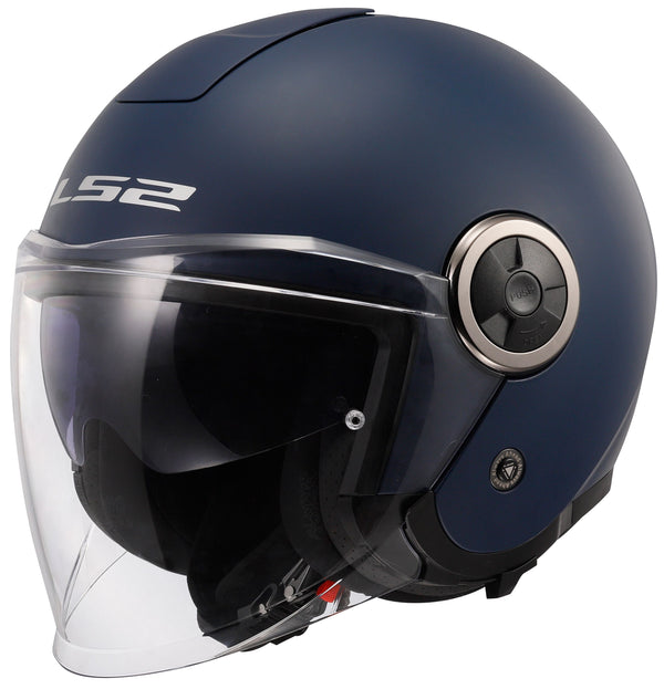 LS2 OF620 Classy Solid Blauw Mat Jethelm ECE 22.06