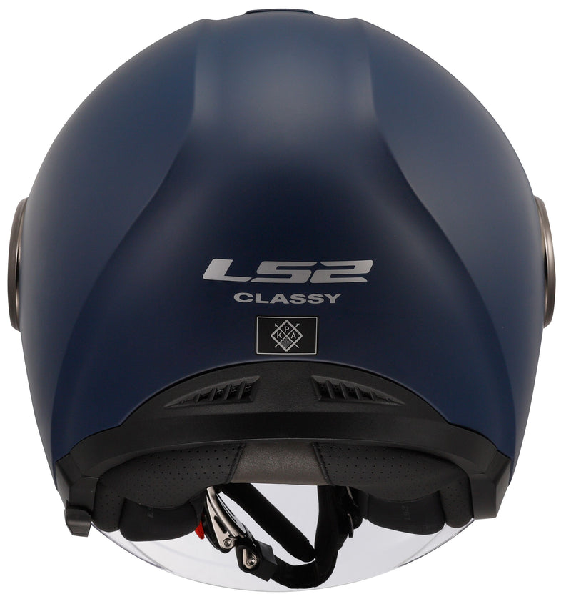 LS2 OF620 Classy Solid Blauw Mat Jethelm ECE 22.06 – foto 3