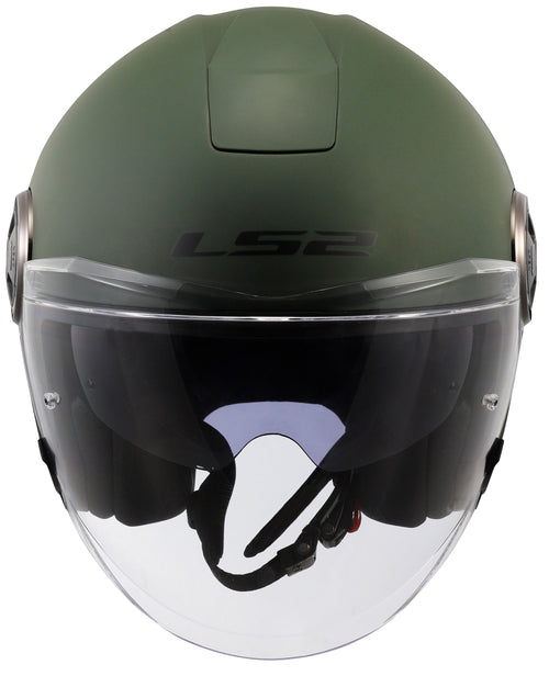 LS2 OF620 Classy Solid Mat Groen Jethelm ECE 22.06
