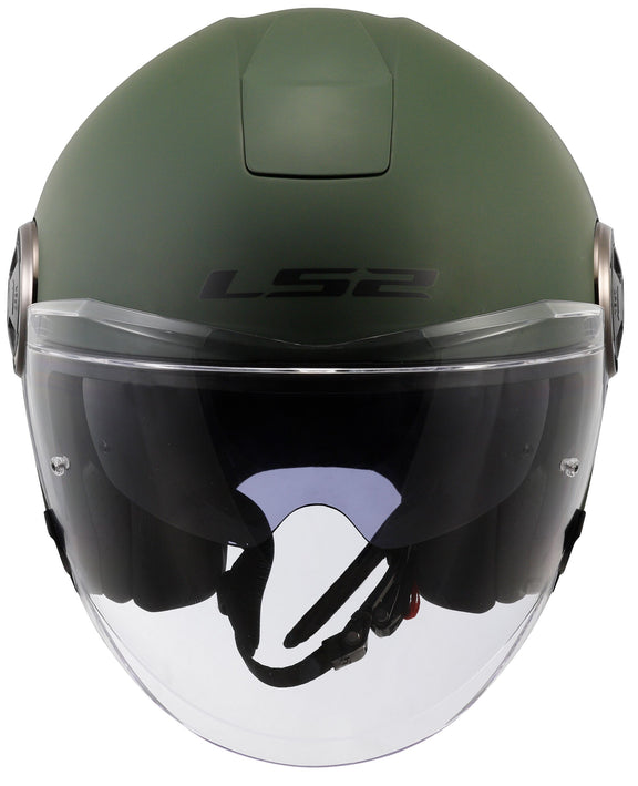 LS2 OF620 Classy Solid Mat Groen Jethelm ECE 22.06