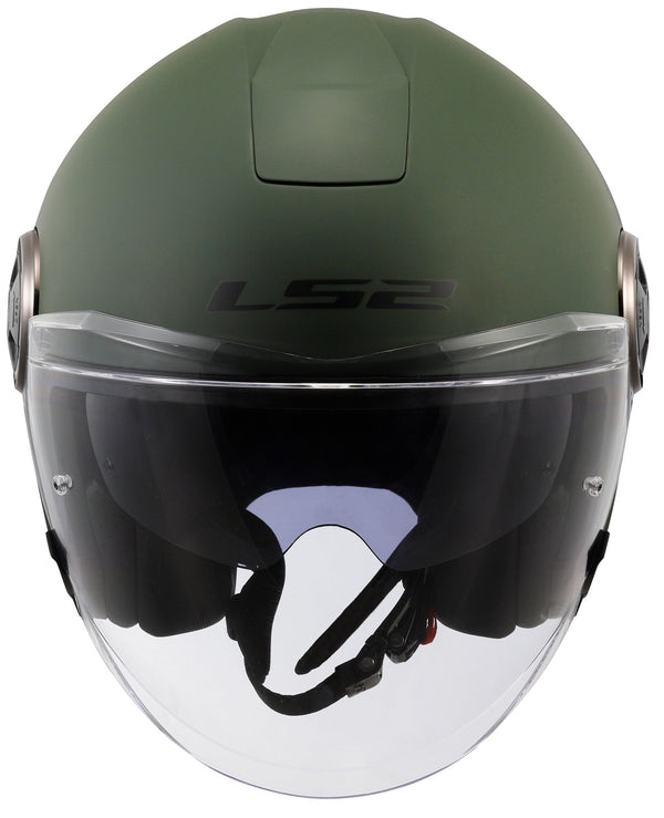LS2 OF620 Classy Solid Mat Groen Jethelm ECE 22.06
