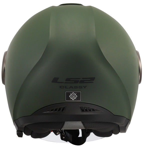 LS2 OF620 Classy Solid Mat Groen Jethelm ECE 22.06 – foto 2
