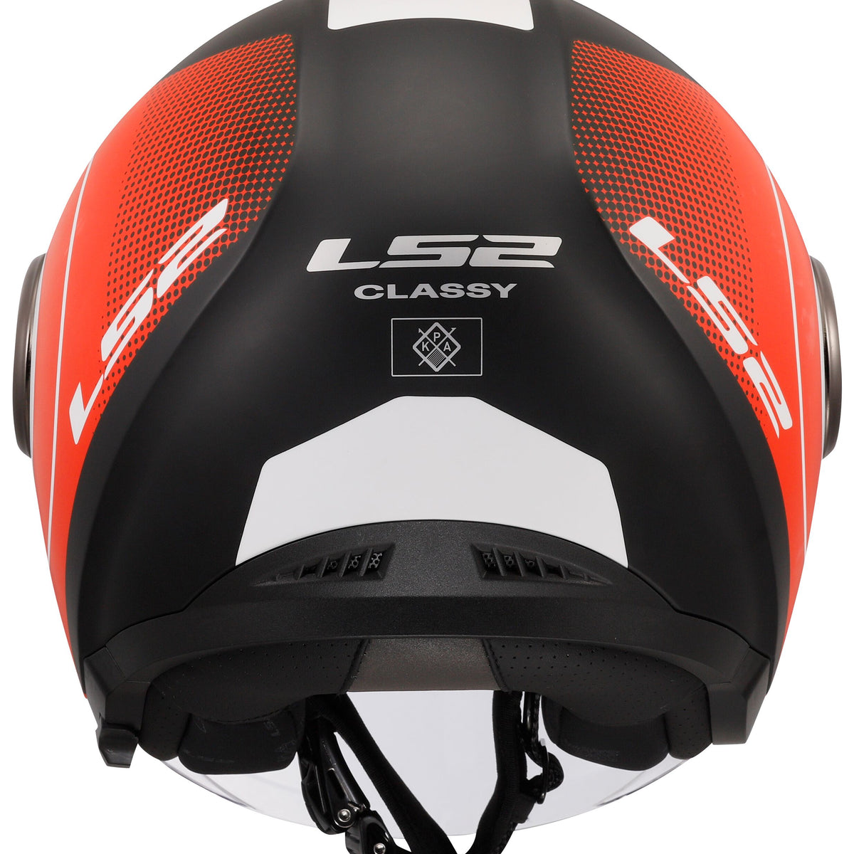 LS2 OF620 Classy Disko Zwart/Rood/Wit Mat Jethelm ECE 22.06 – foto 3