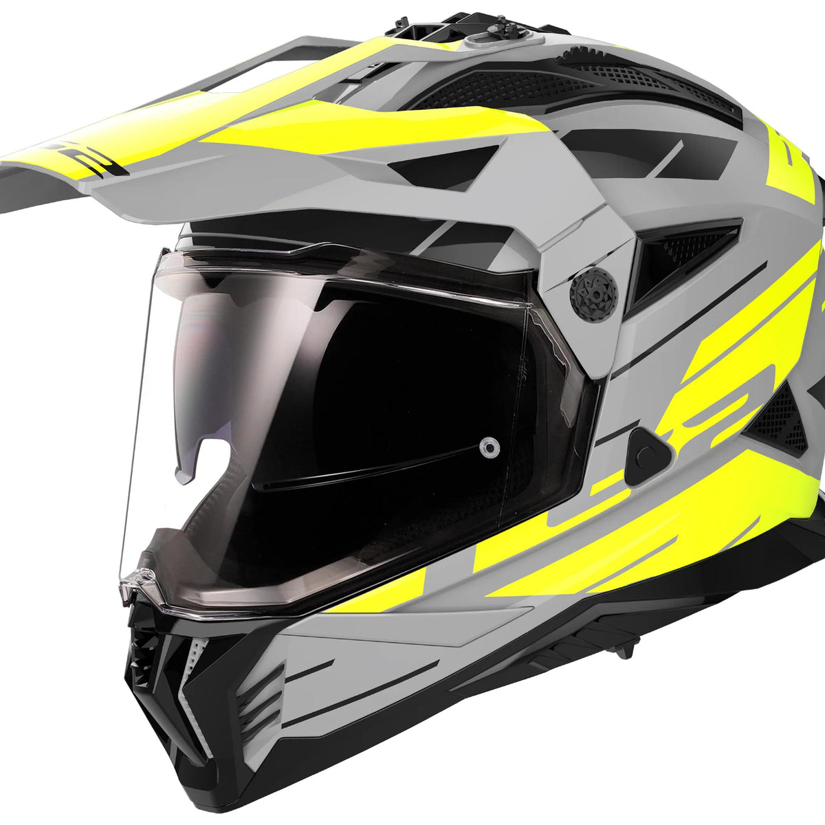 LS2 MX702 Pioneer II Namib Geel Endurohelm ECE 22.06