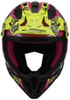 LS2 MX708 Fast II Gorilla Violet/Neongeel Crosshelm ECE 22.06
