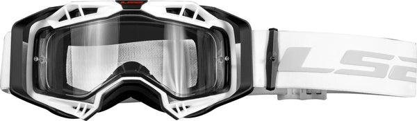 LS2 Aura Enduro Black/White Goggles