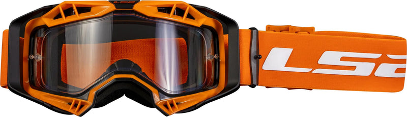 LS2 Aura Enduro Zwart/Oranje Crossbril