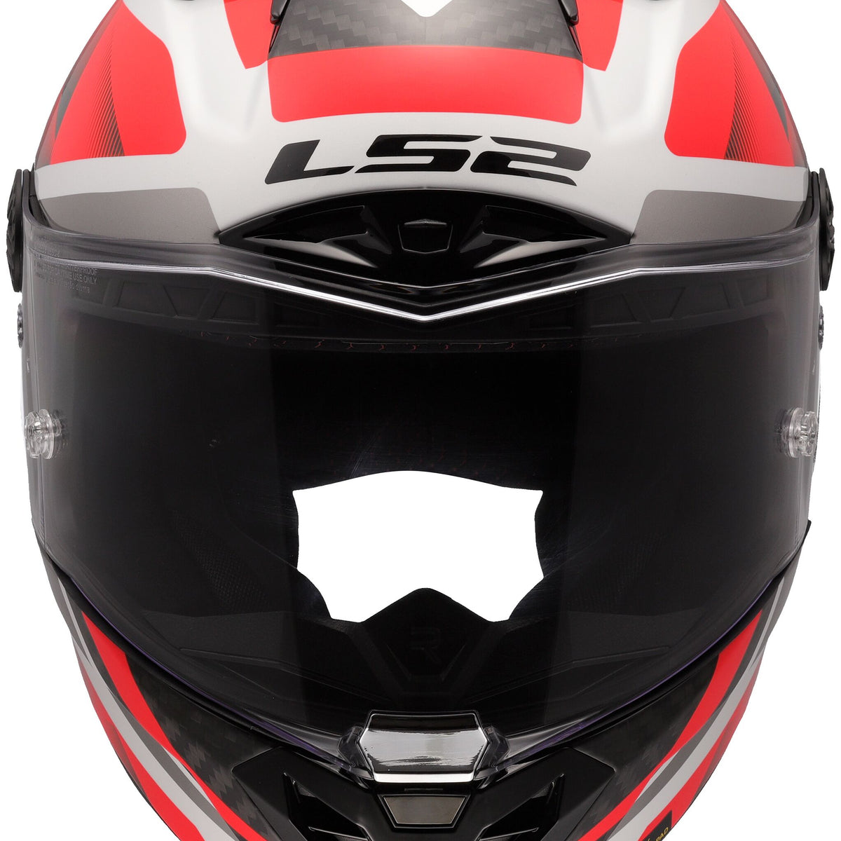LS2 FF805 Thunder Carbon GP Raute Wit/Rood Integraalhelm ECE 22.06 – foto 4