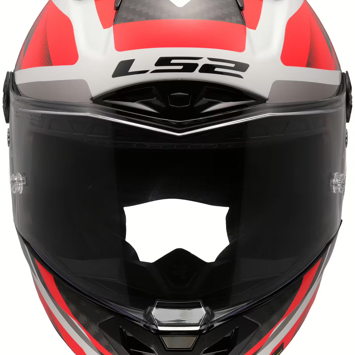 LS2 FF805 Thunder Carbon GP Raute Rood