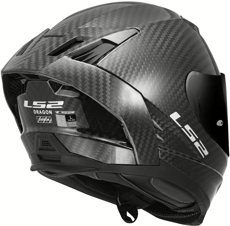 LS2 FF807 Dragon Carbon – Matt Black