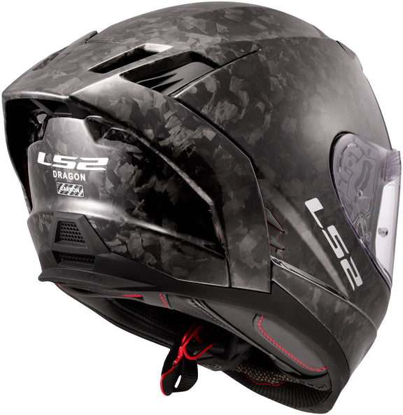 LS2 FF807 Dragon Forged Carbon/Zwartgrijs Integraalhelm ECE 22.06 – foto 2