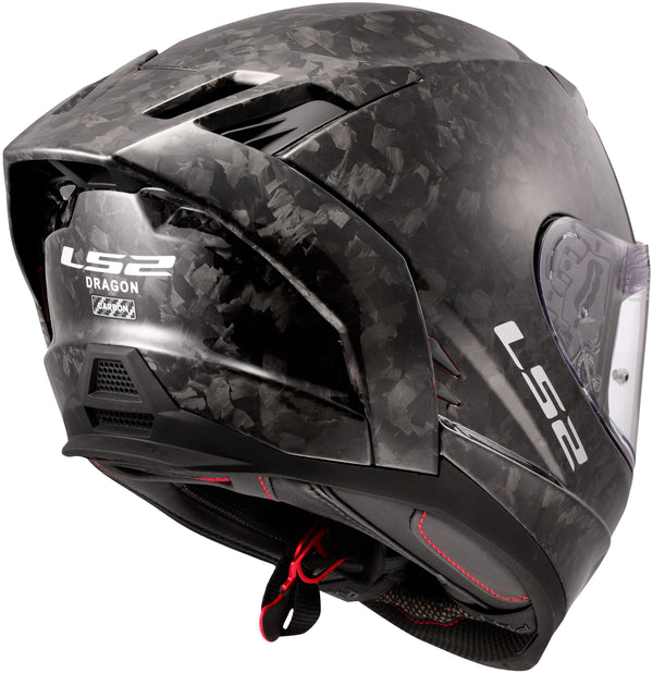 LS2 FF807 Dragon Forged Carbon/Zwartgrijs Integraalhelm ECE 22.06