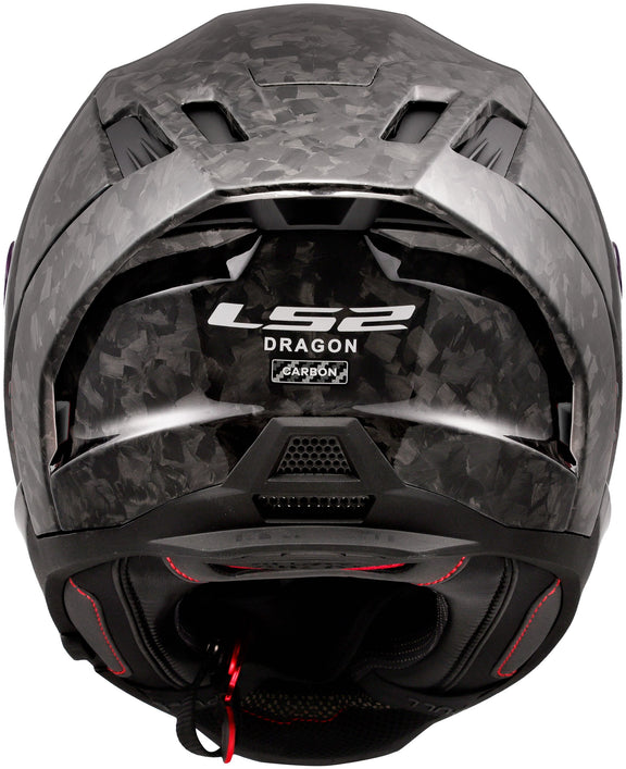 LS2 FF807 Dragon Forged Carbon/Zwartgrijs Integraalhelm ECE 22.06 – foto 4