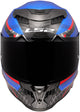 LS2 FF807 Dragon Trax Blauw/Rood Integraalhelm ECE 22.06