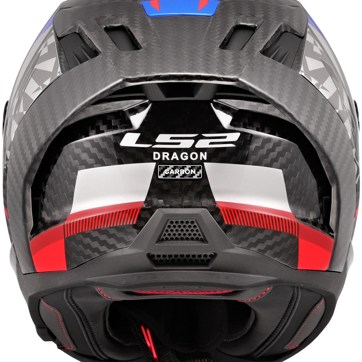 LS2 FF807 Dragon Trax Blauw/Rood Integraalhelm ECE 22.06 – foto 2