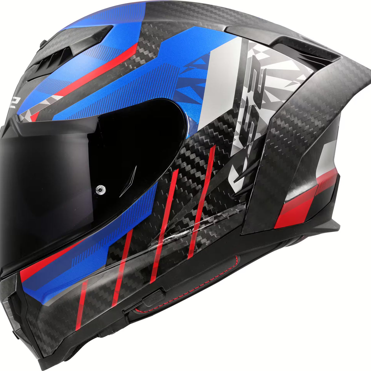 LS2 FF807 Dragon Trax Rood/Wit/Blauw