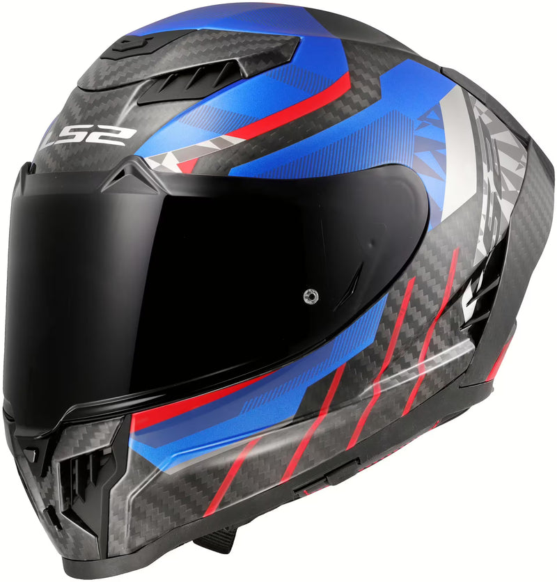 LS2 FF807 Dragon Trax Rood/Wit/Blauw