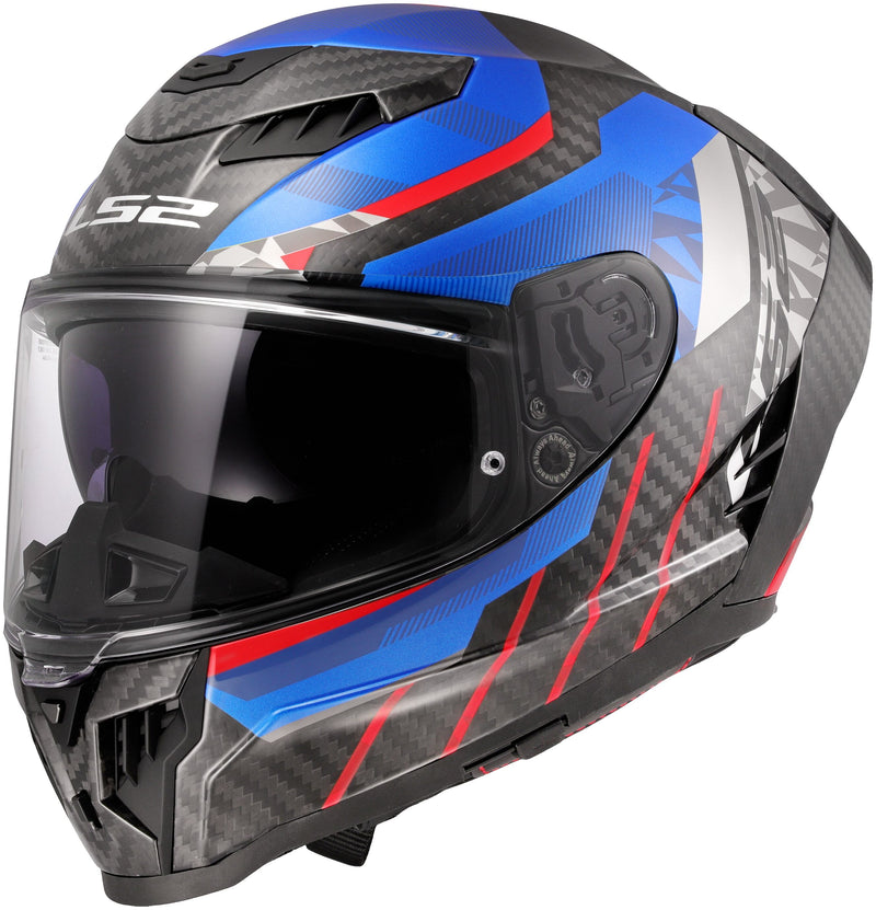 LS2 FF807 Dragon Trax Blauw/Rood Integraalhelm ECE 22.06 – foto 4