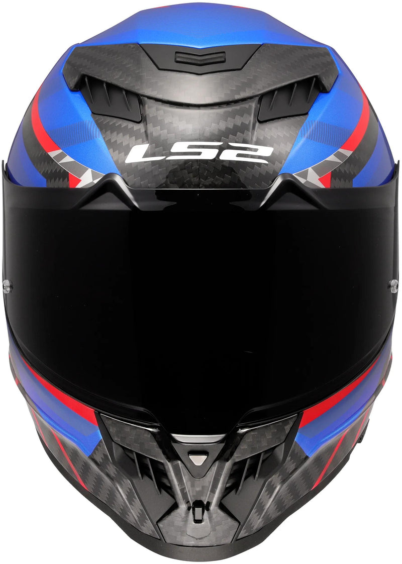 LS2 FF807 Dragon Trax Blauw/Rood Integraalhelm ECE 22.06