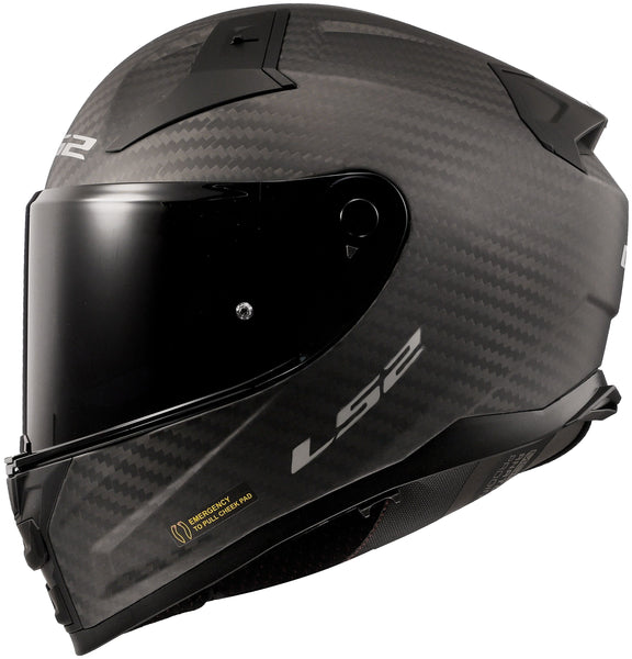 LS2 FF811 Vector II Carbon Matt Zwart Mat Integraalhelm ECE 22.06