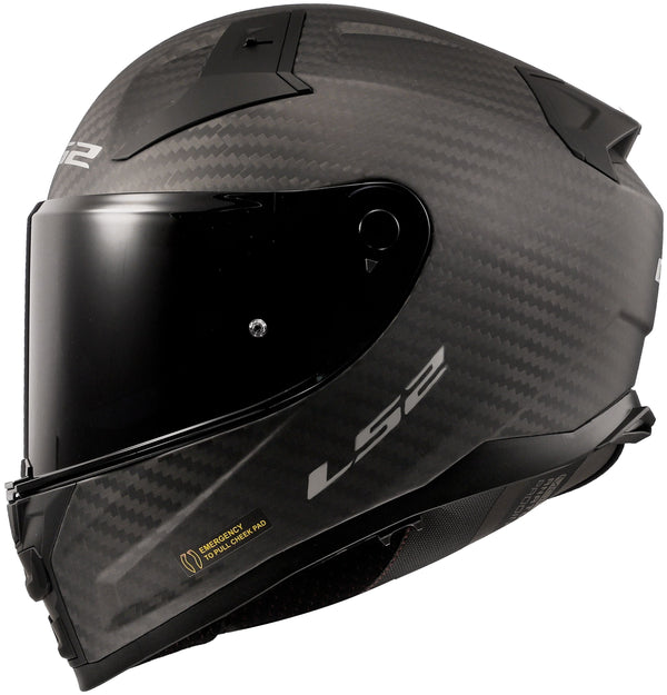 LS2 FF811 Vector II Carbon Matt Schwarz Matt Integralhelm ECE 22.06