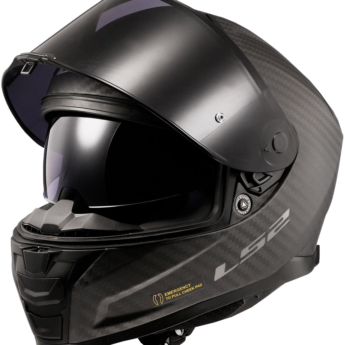 LS2 FF811 Vector II Carbon Matt Zwart Mat Integraalhelm ECE 22.06 – foto 3