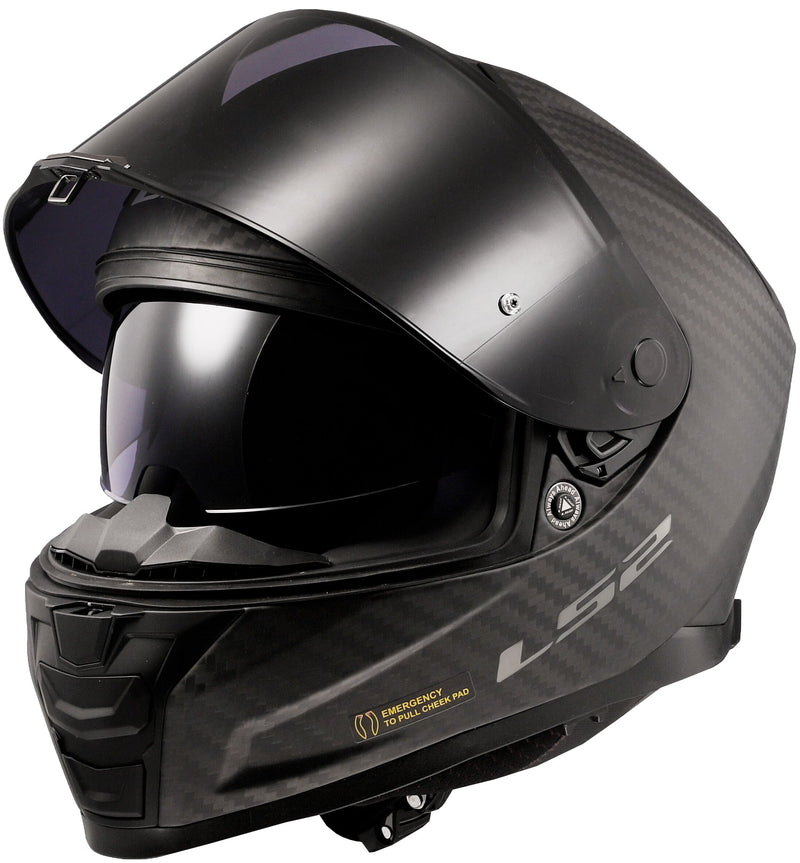 LS2 FF811 Vector II Carbon Matt Zwart Mat Integraalhelm ECE 22.06 – foto 3