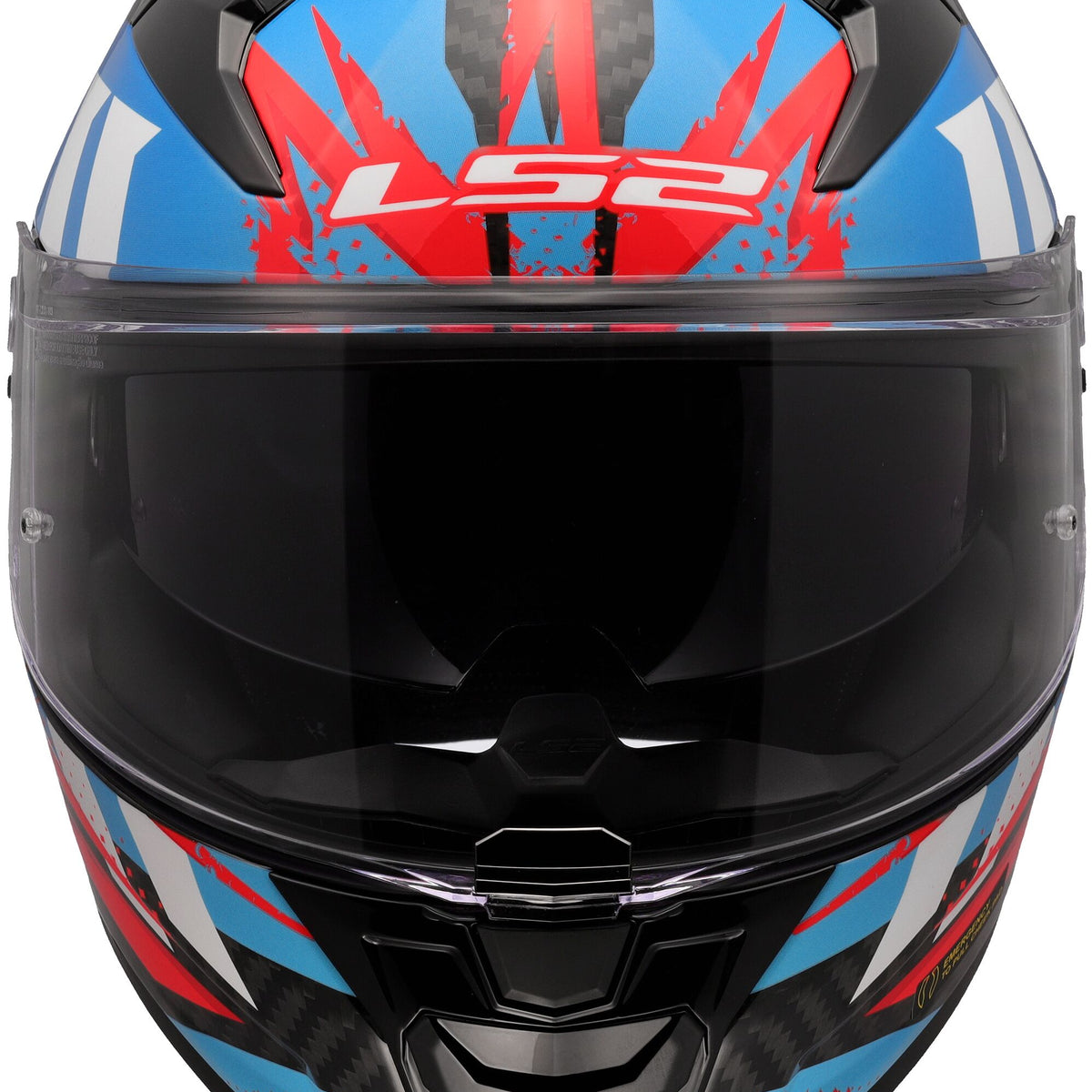 LS2 FF811 Vector II Carbon Tantic Blauw/Rood Integraalhelm ECE 22.06 – foto 5