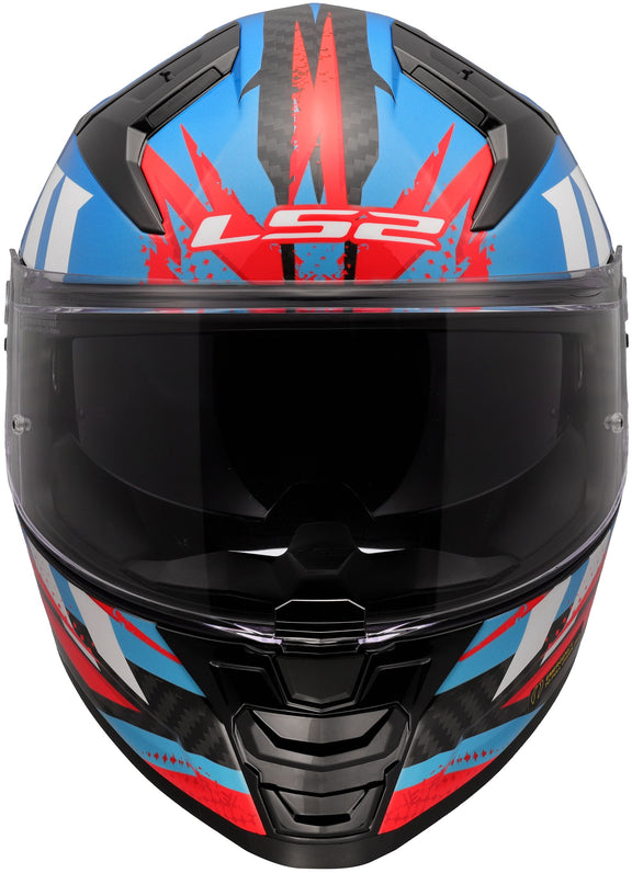 LS2 FF811 Vector II Carbon Tantic Blauw/Rood Integraalhelm ECE 22.06 – foto 5