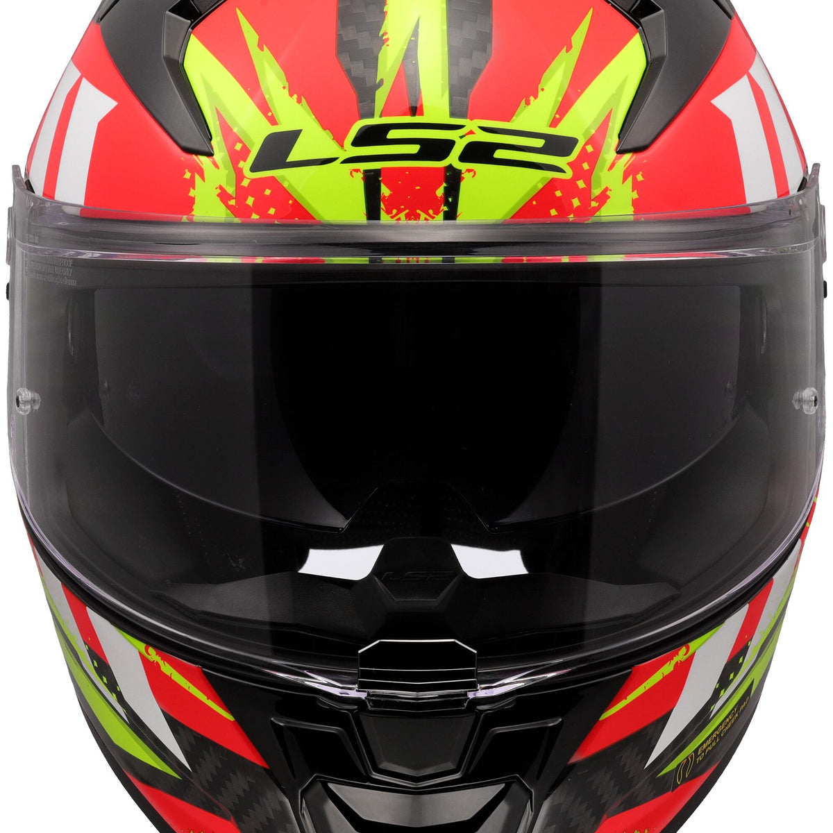 LS2 FF811 Vector II Carbon Tantic Rood/Geel Integraalhelm ECE 22.06 – foto 4