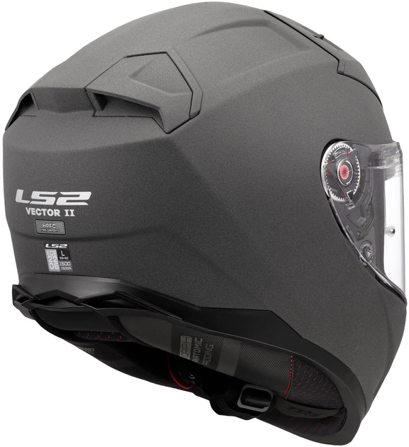 LS2 FF811 Vector II Concrete Grijs Mat Integraalhelm ECE 22.06 – foto 4